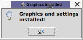Voici l'écran d'accueil.